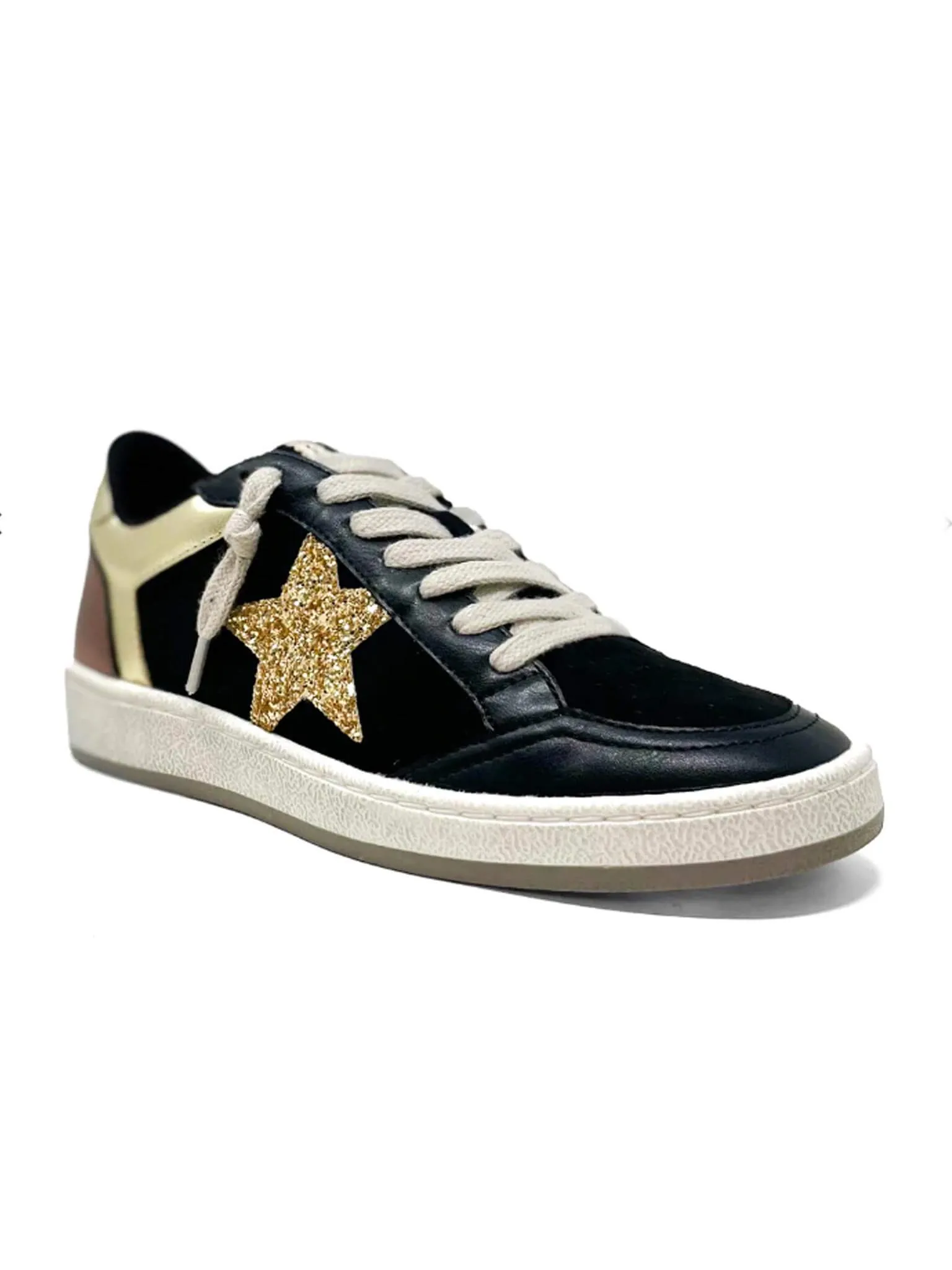 Paz Black Suede Sneaker