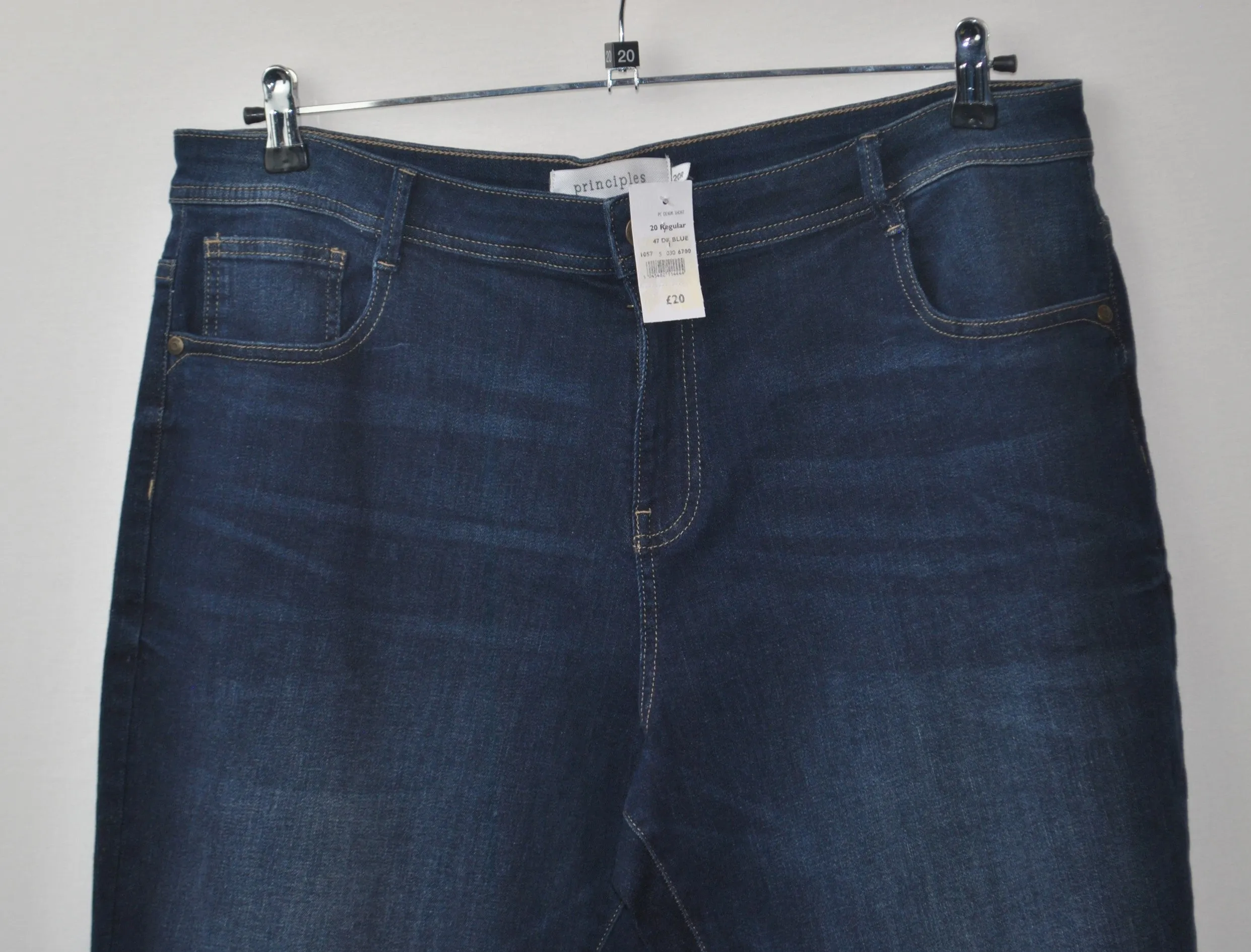 Principles Blue Shorts UK Size 20 BNWT