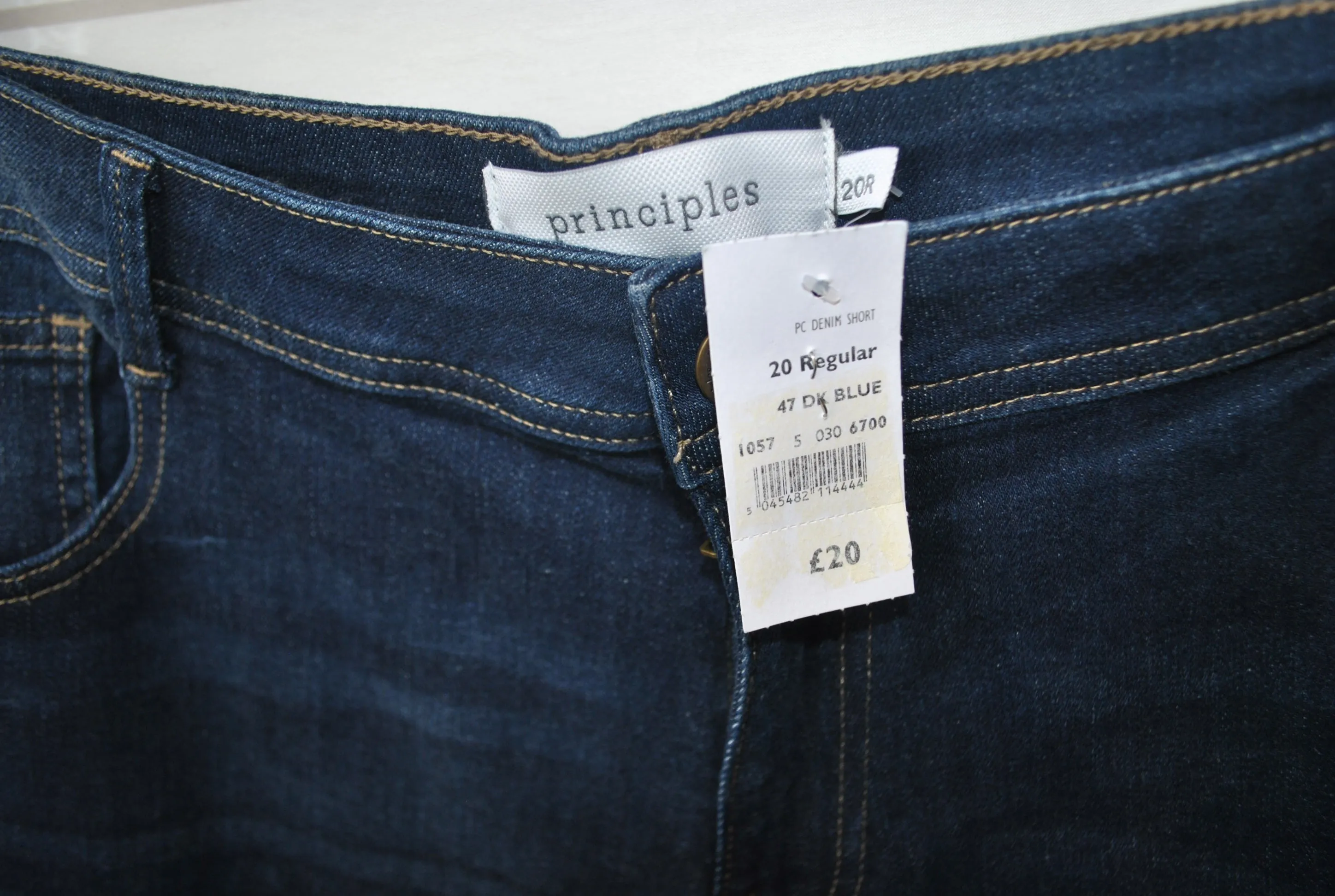 Principles Blue Shorts UK Size 20 BNWT