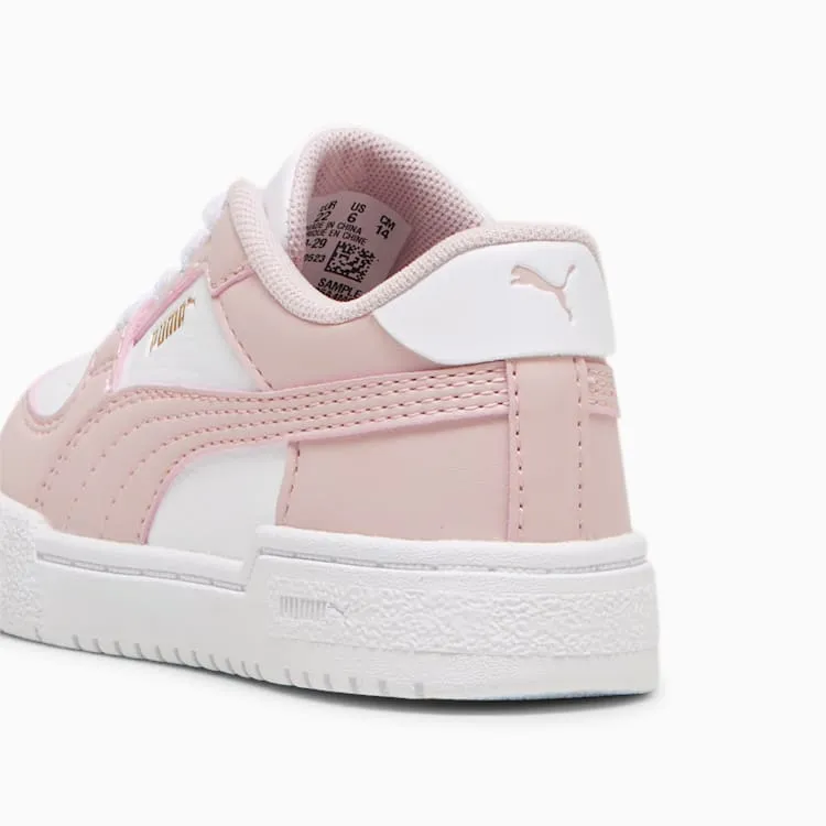 PUMA KID'S CA PRO CLASSIC WHITE/PINK SNEAKER SHOES