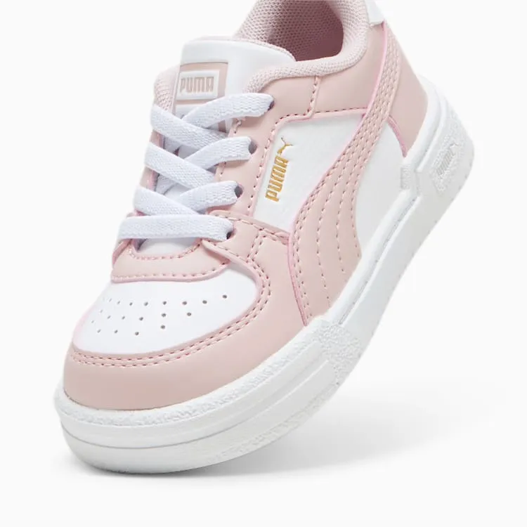 PUMA KID'S CA PRO CLASSIC WHITE/PINK SNEAKER SHOES