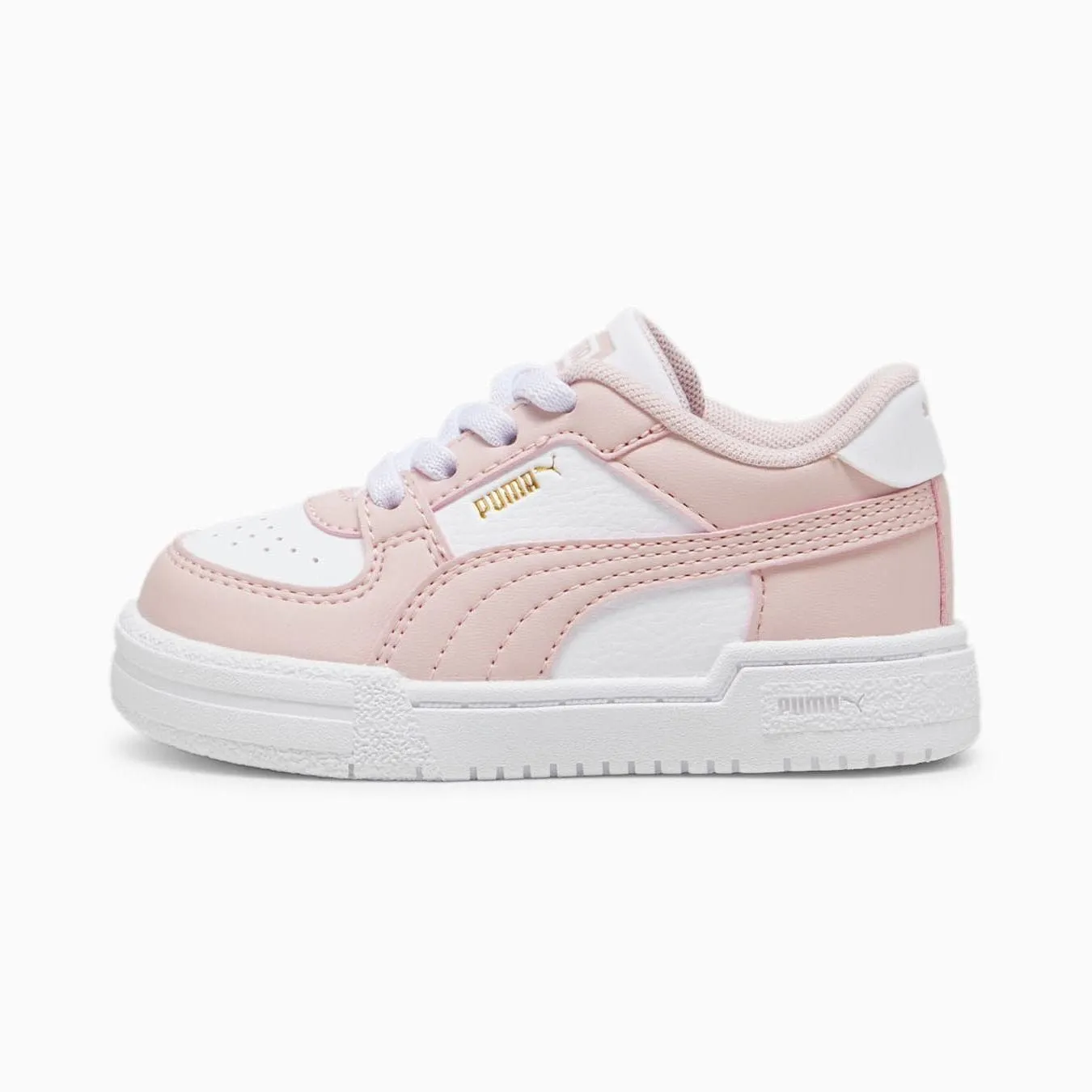 PUMA KID'S CA PRO CLASSIC WHITE/PINK SNEAKER SHOES