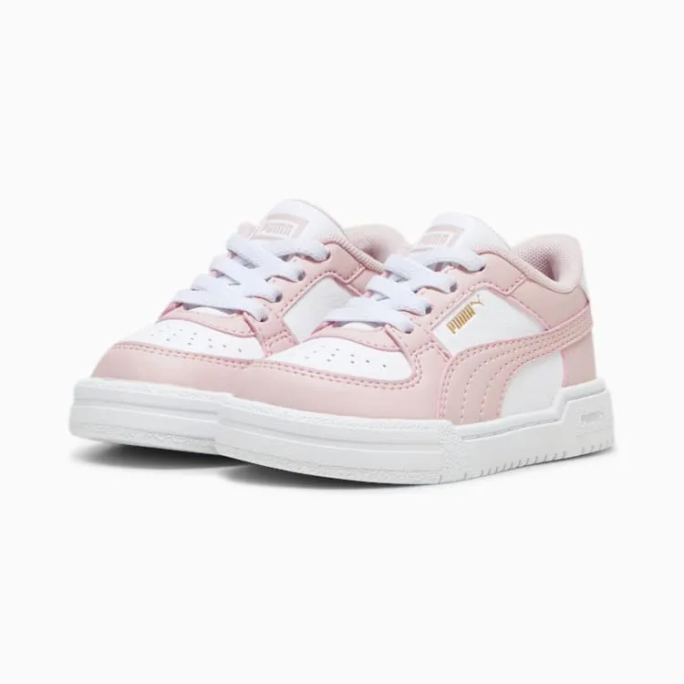 PUMA KID'S CA PRO CLASSIC WHITE/PINK SNEAKER SHOES