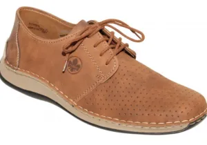 Rieker 05226 Brown Leather Mens Lace up Shoe