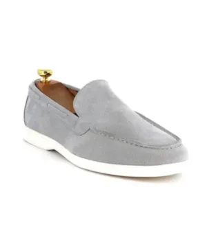 Riveleft RL20 Grijze Suede Loafers