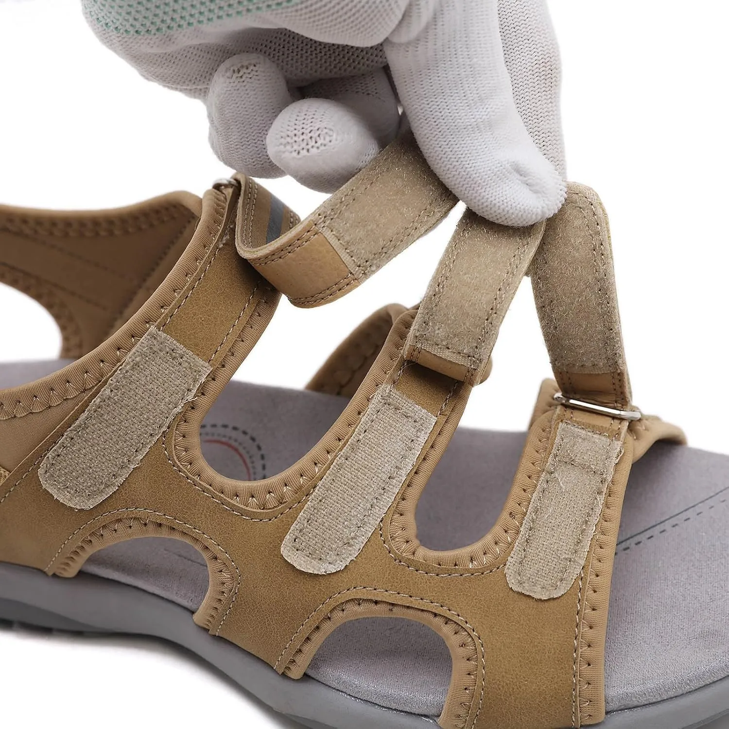 Sandals for Women 2025 Outdoor Sport Hiking Sandals Walking Sandals with Arch Support Beach Sandals