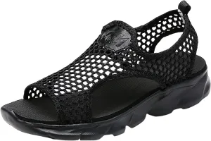 Sandals Womens Platform Sandals Women Slip on Orthopedic Arch Support Outdoor Camping Walking Ankle Strap
