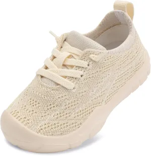 Scurtain Toddler Shoes Boys Girls Barefoot Shoes Kids Breathable Sneakers Slip on Toddler Sneakers