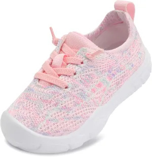 Scurtain Toddler Shoes Boys Girls Barefoot Shoes Kids Breathable Sneakers Slip on Toddler Sneakers