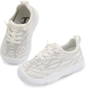 Scurtain Toddler Shoes Boys Girls Barefoot Shoes Kids Breathable Sneakers Slip on Toddler Sneakers