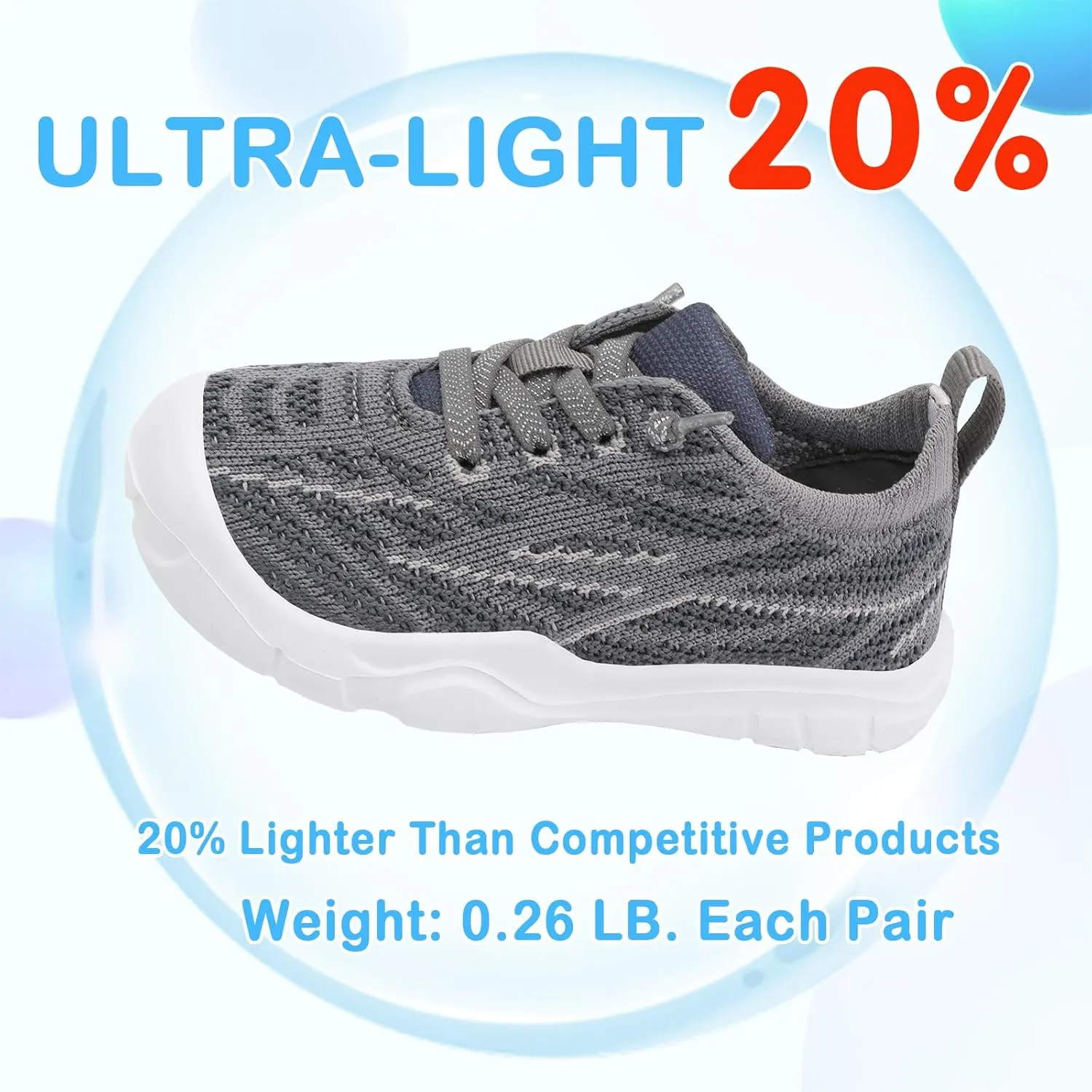 Scurtain Toddler Shoes Boys Girls Barefoot Shoes Kids Breathable Sneakers Slip on Toddler Sneakers