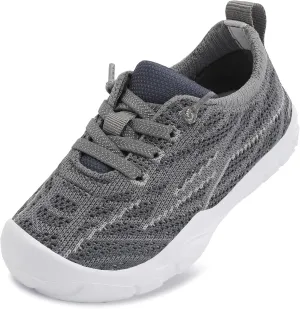 Scurtain Toddler Shoes Boys Girls Barefoot Shoes Kids Breathable Sneakers Slip on Toddler Sneakers