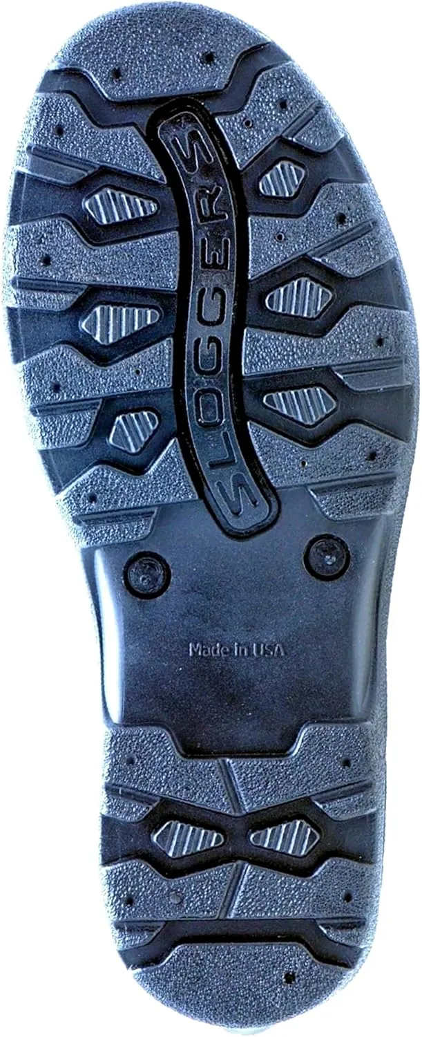 Sloggers Original Waterproof Rain and Garden Shoe for Women Outdoor Slip-On Garden Clog - Made in The USA with Premium Comfort Insole and Arch Support - Bold Poppies Blue, Size 9