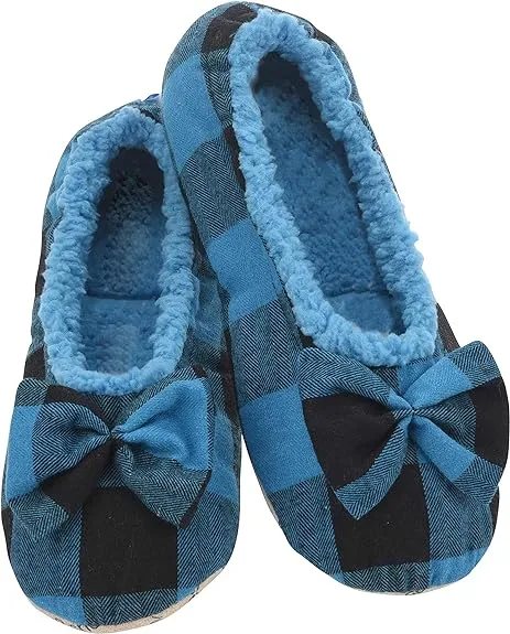 Snoozies Cozy Little Foot Coverings Buffalo Plaid