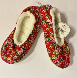 Snoozies Cozy Little Foot Coverings Quilted Ballerina