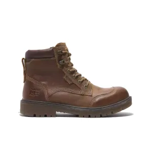 TIMBERLAND SOFT TOE WHITMAN 6 INCH WATERPROOF BOOT COPPER - MENS