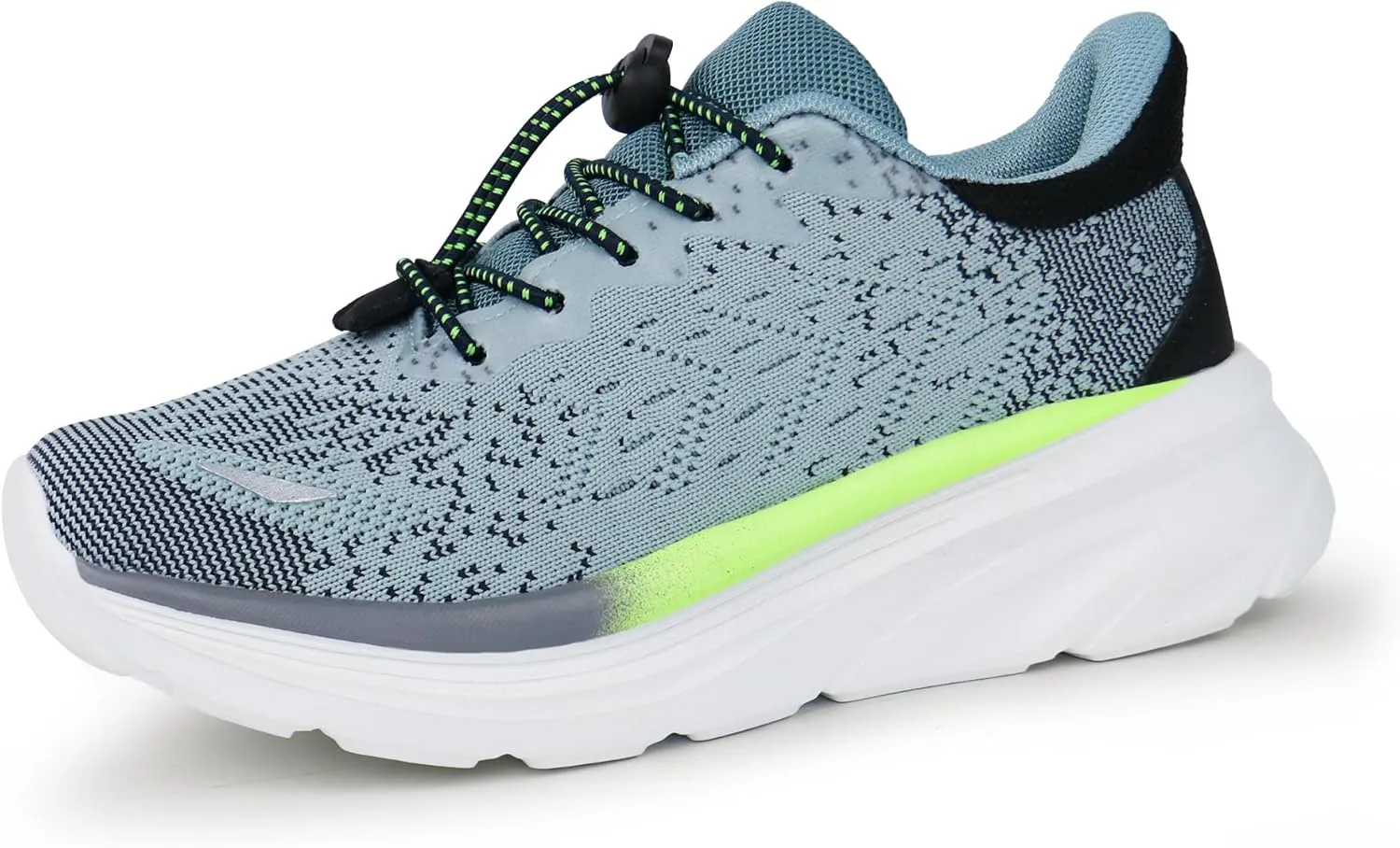 Tobfis Boys Girls Kids Arch Support Bungee Tennis Athletic Running Shoes Lightweight Breathable School Walking Sneakers(Toddler/Little Kid/Big Kid)