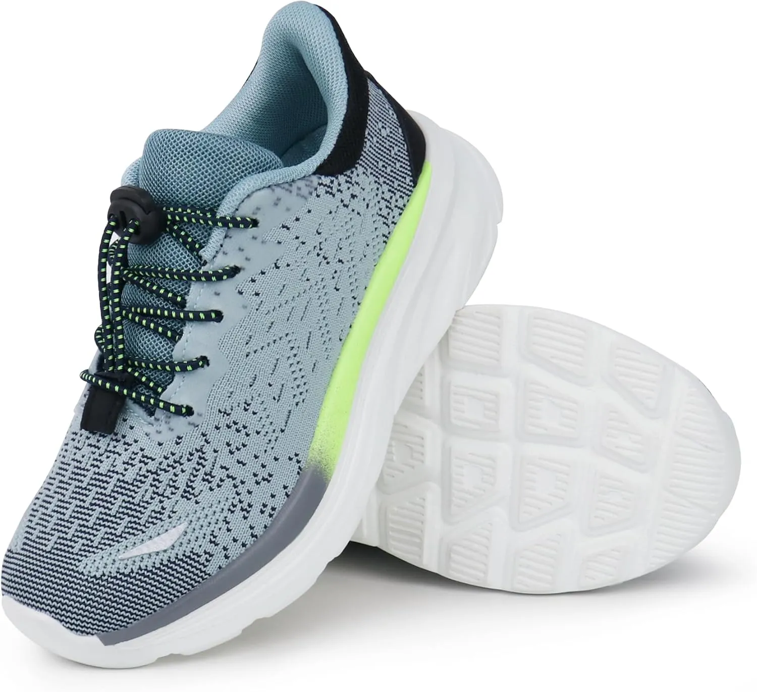 Tobfis Boys Girls Kids Arch Support Bungee Tennis Athletic Running Shoes Lightweight Breathable School Walking Sneakers(Toddler/Little Kid/Big Kid)