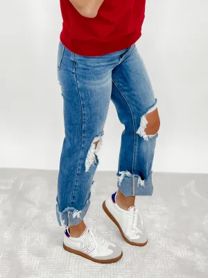 Vintage Havana "The Crisp 13" Low Top Sneaker, Red/Royal