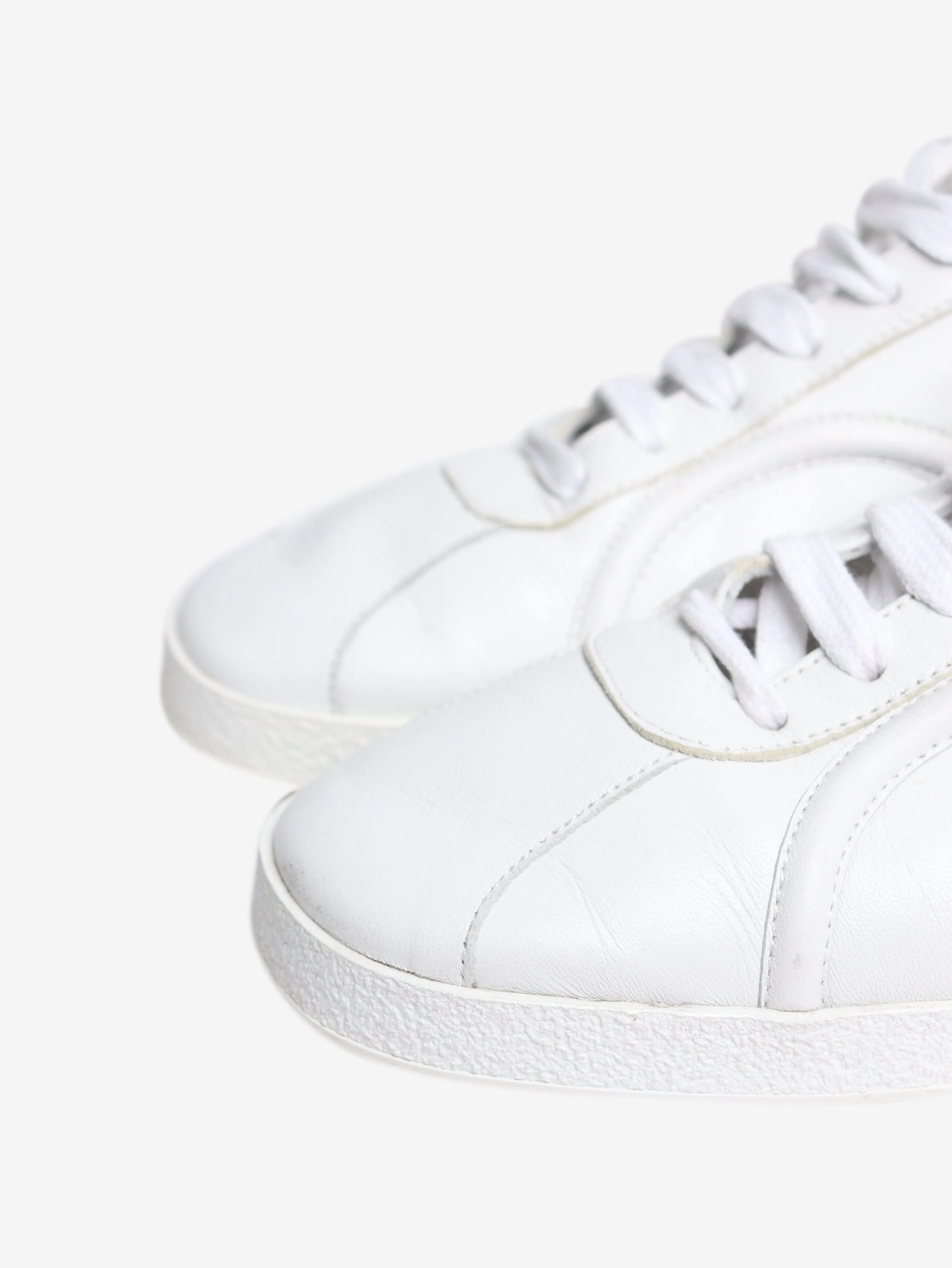 White leather trainers - size EU 40 (UK 7)