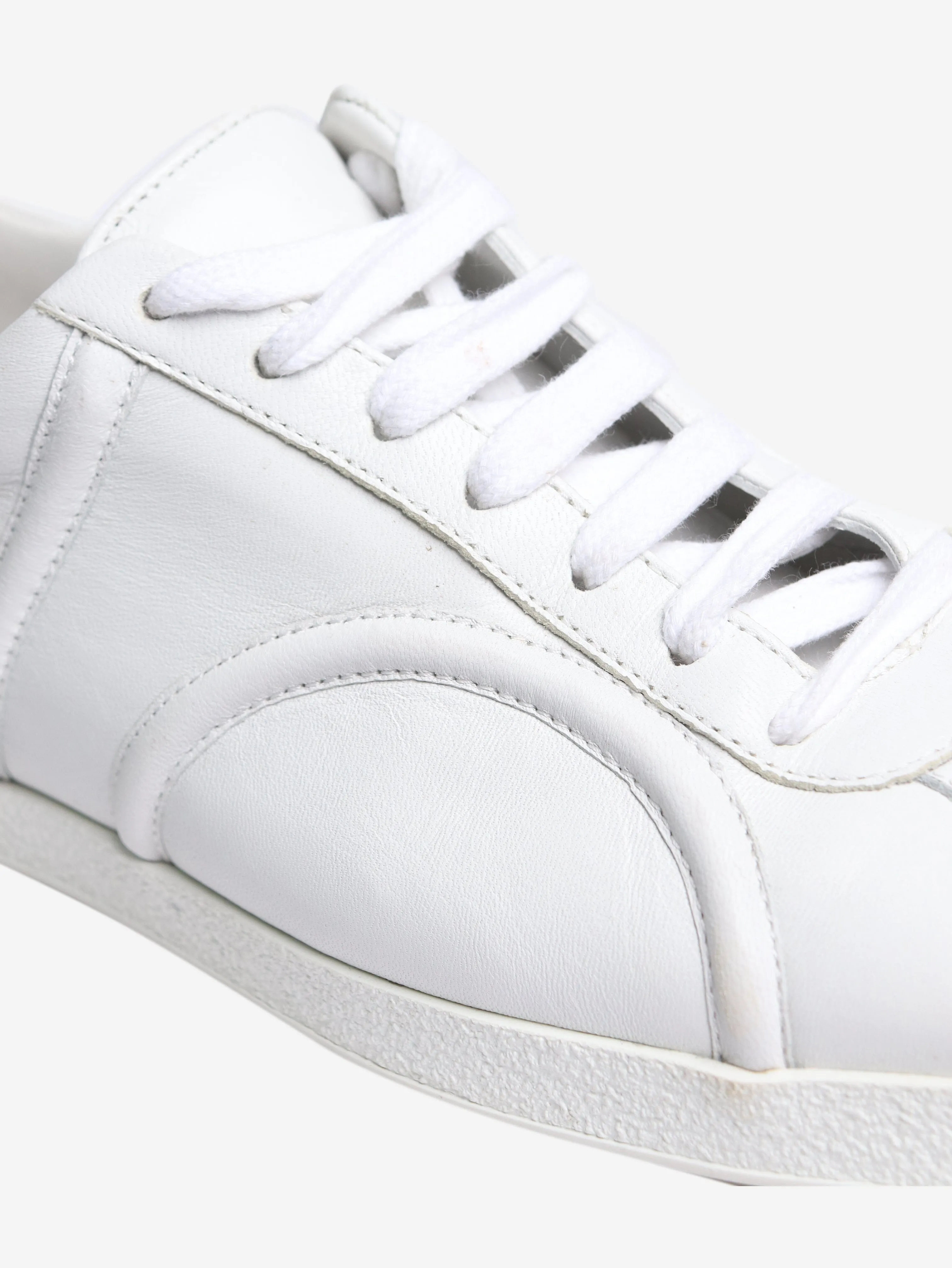 White leather trainers - size EU 40 (UK 7)