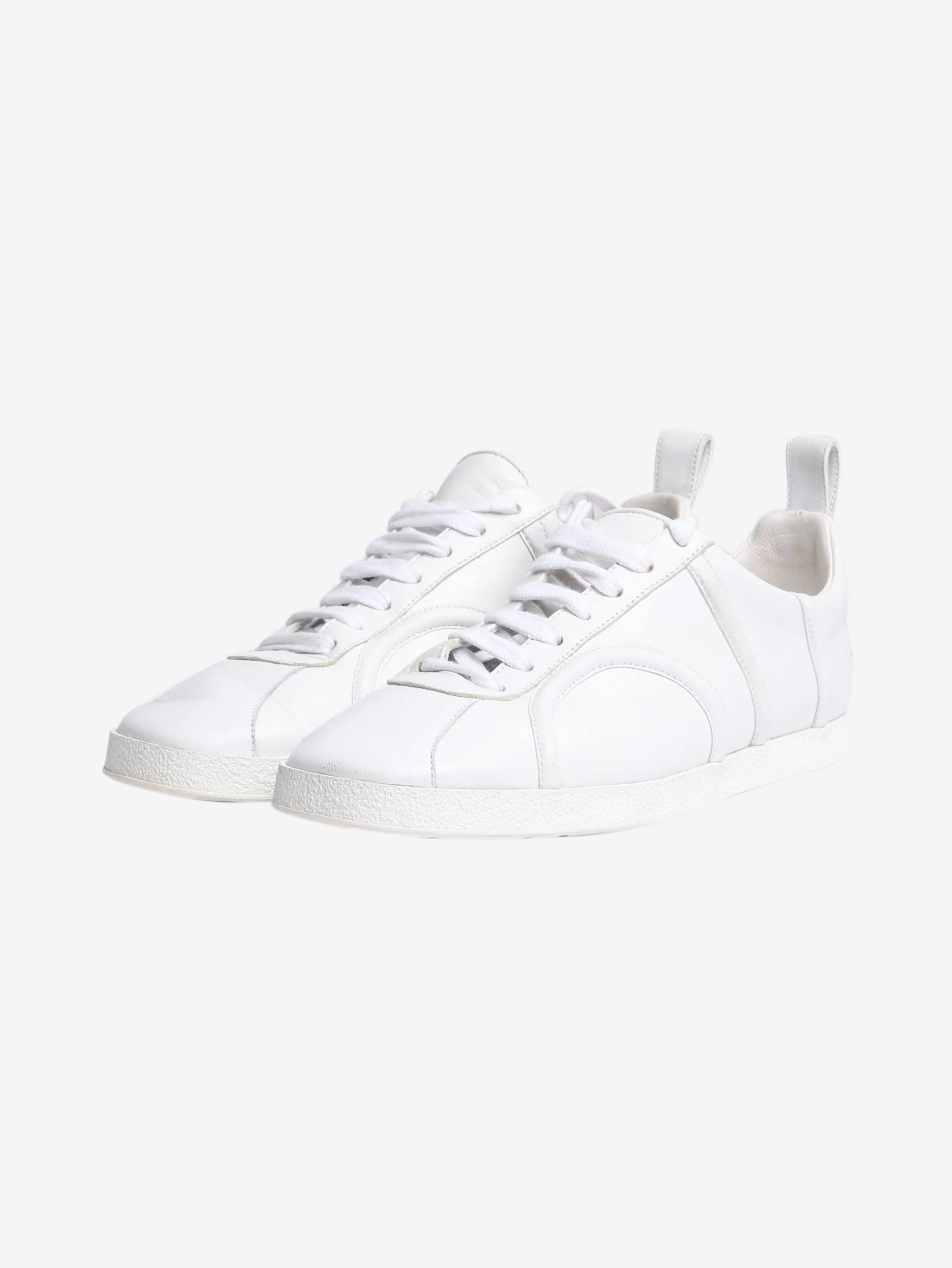 White leather trainers - size EU 40 (UK 7)