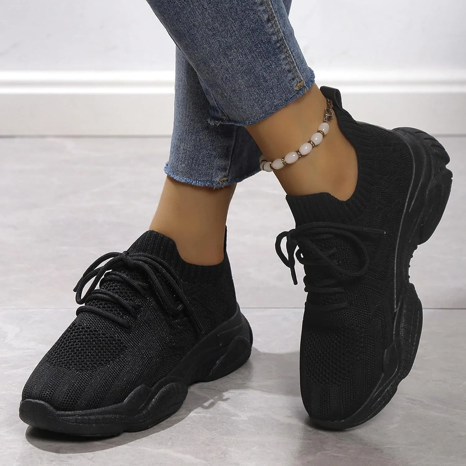 Women Sneakers Black Black Slip On Shoes Women Size 11 Womens Slip On Shoes Size 10.5 Wide Womens Walking Shoes Slip On Sneakers Wide Width Zapatos Cerrados De Mujer De Vestir Elegantes Comodos