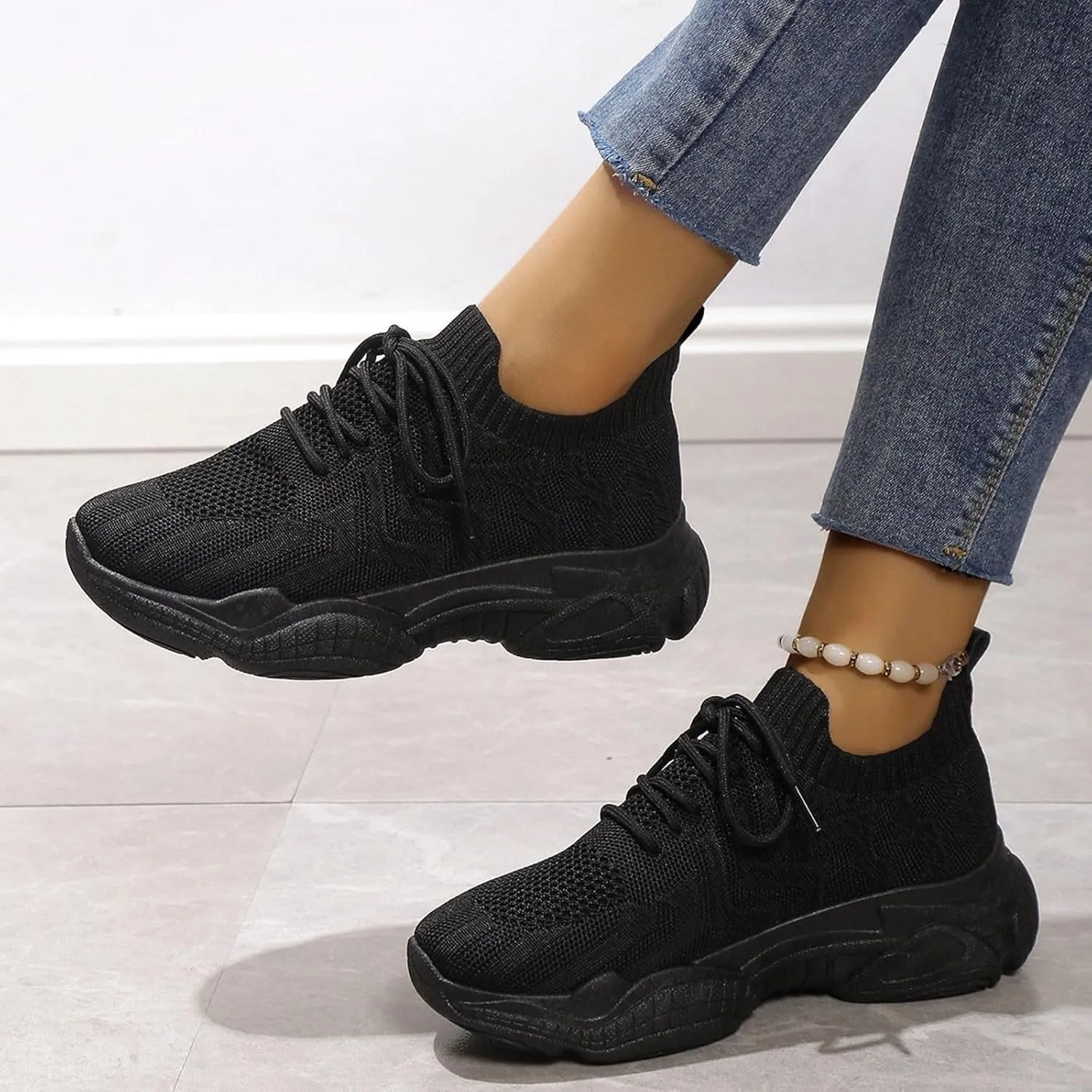 Women Sneakers Black Black Slip On Shoes Women Size 11 Womens Slip On Shoes Size 10.5 Wide Womens Walking Shoes Slip On Sneakers Wide Width Zapatos Cerrados De Mujer De Vestir Elegantes Comodos