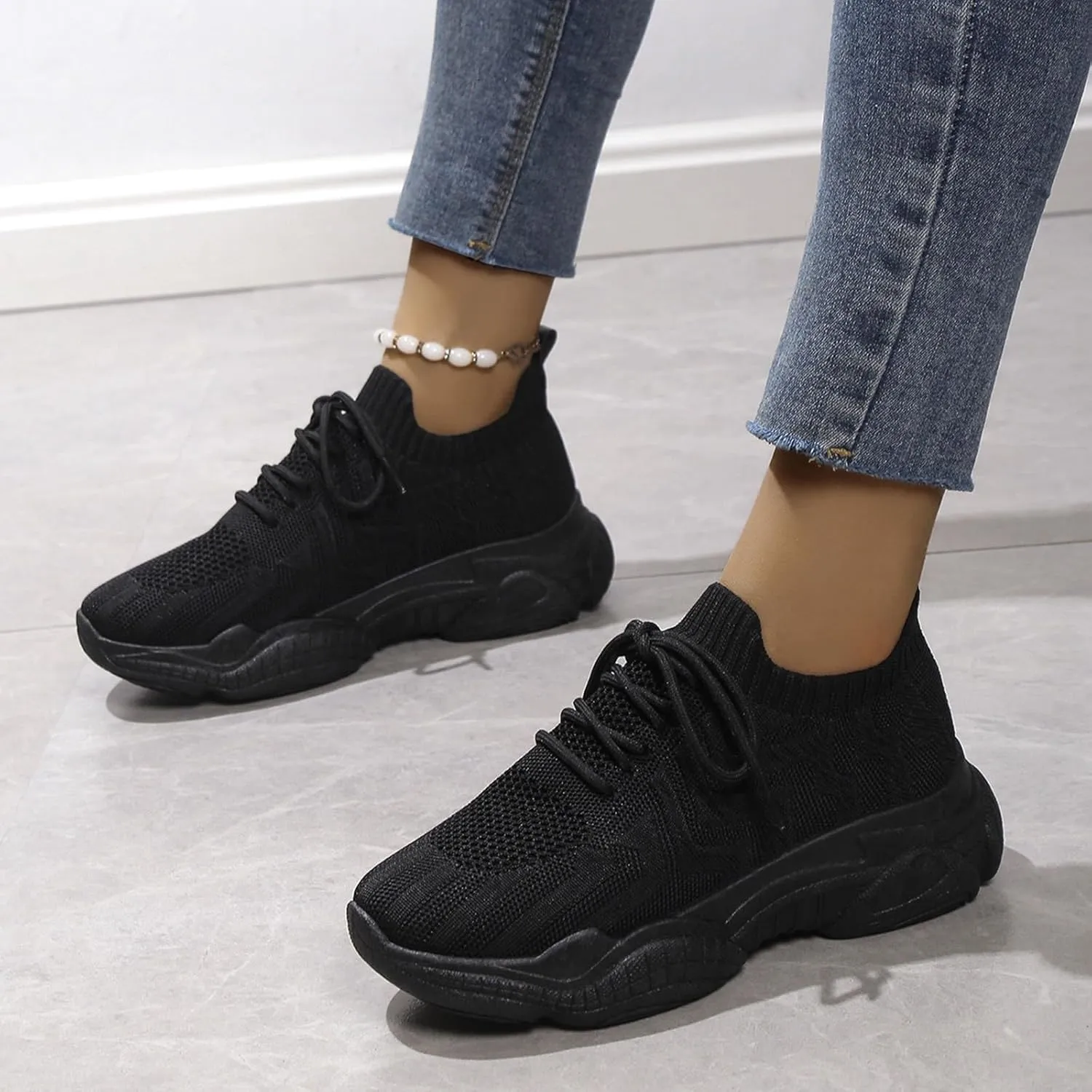 Women Sneakers Black Black Slip On Shoes Women Size 11 Womens Slip On Shoes Size 10.5 Wide Womens Walking Shoes Slip On Sneakers Wide Width Zapatos Cerrados De Mujer De Vestir Elegantes Comodos