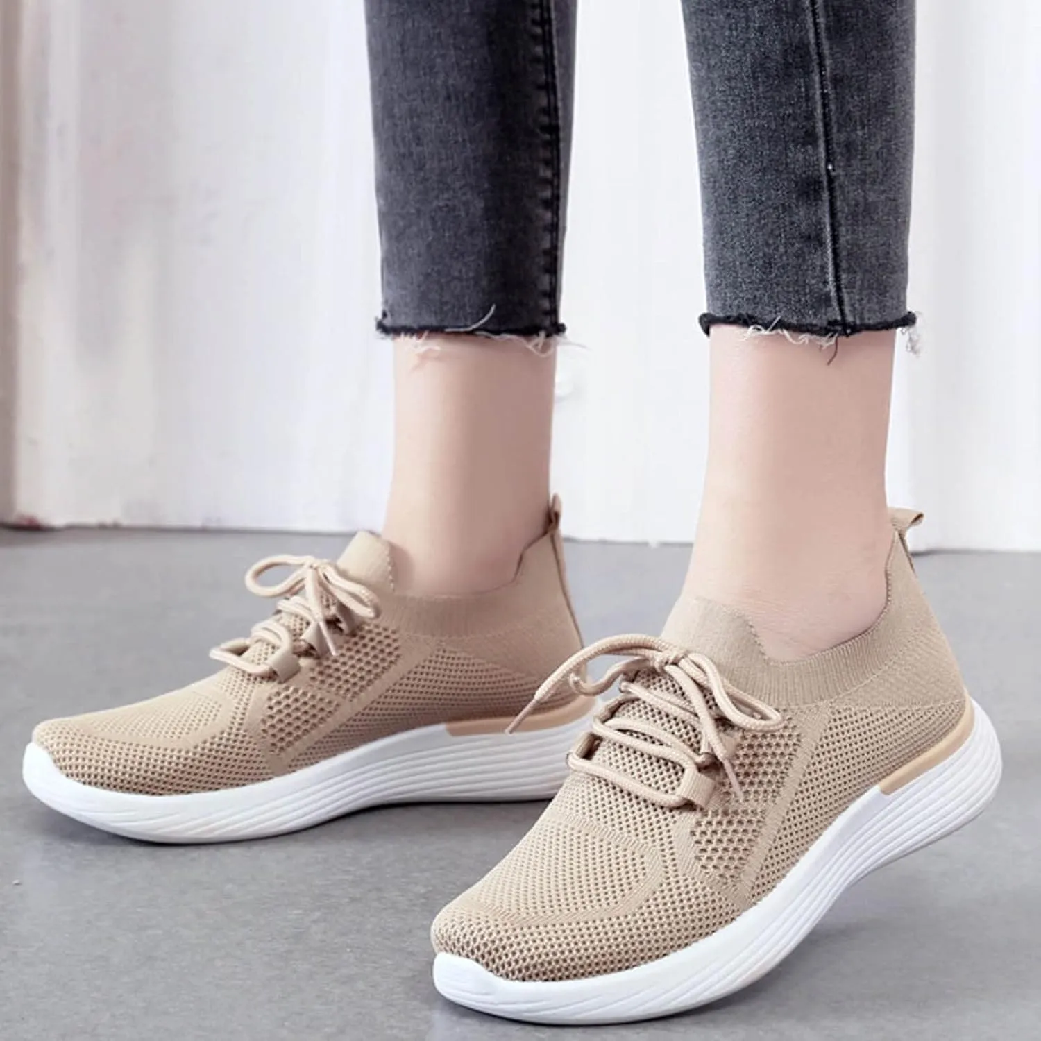 Womens Brown High Top Sneakers Slip On Shoes Women Wide Mule Shoes for Women Sneakers Women's Fashion Sneakers Red Slip On Shoes for Women Size 8 1/2
