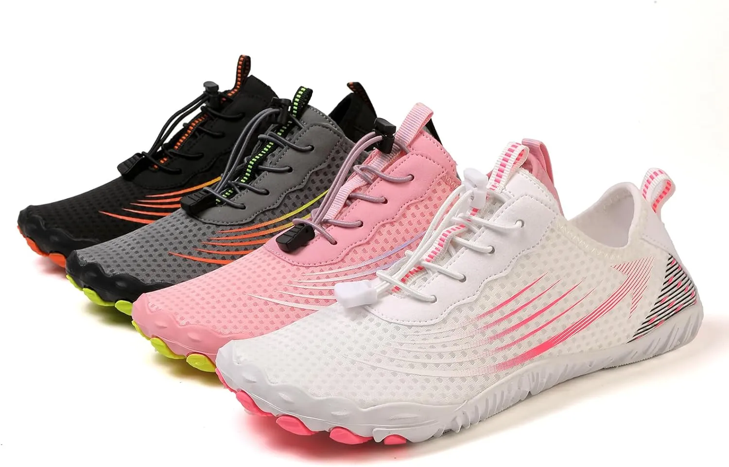 Womens Hiking Shoes Lightweight Healthy & Non-Slip Barefoot Footwear Breathable Quick-Dry Water Sports Barefoot Shoes Fashion Swim Beach Pool Surf Yoga Sneakers Grounding Shoe