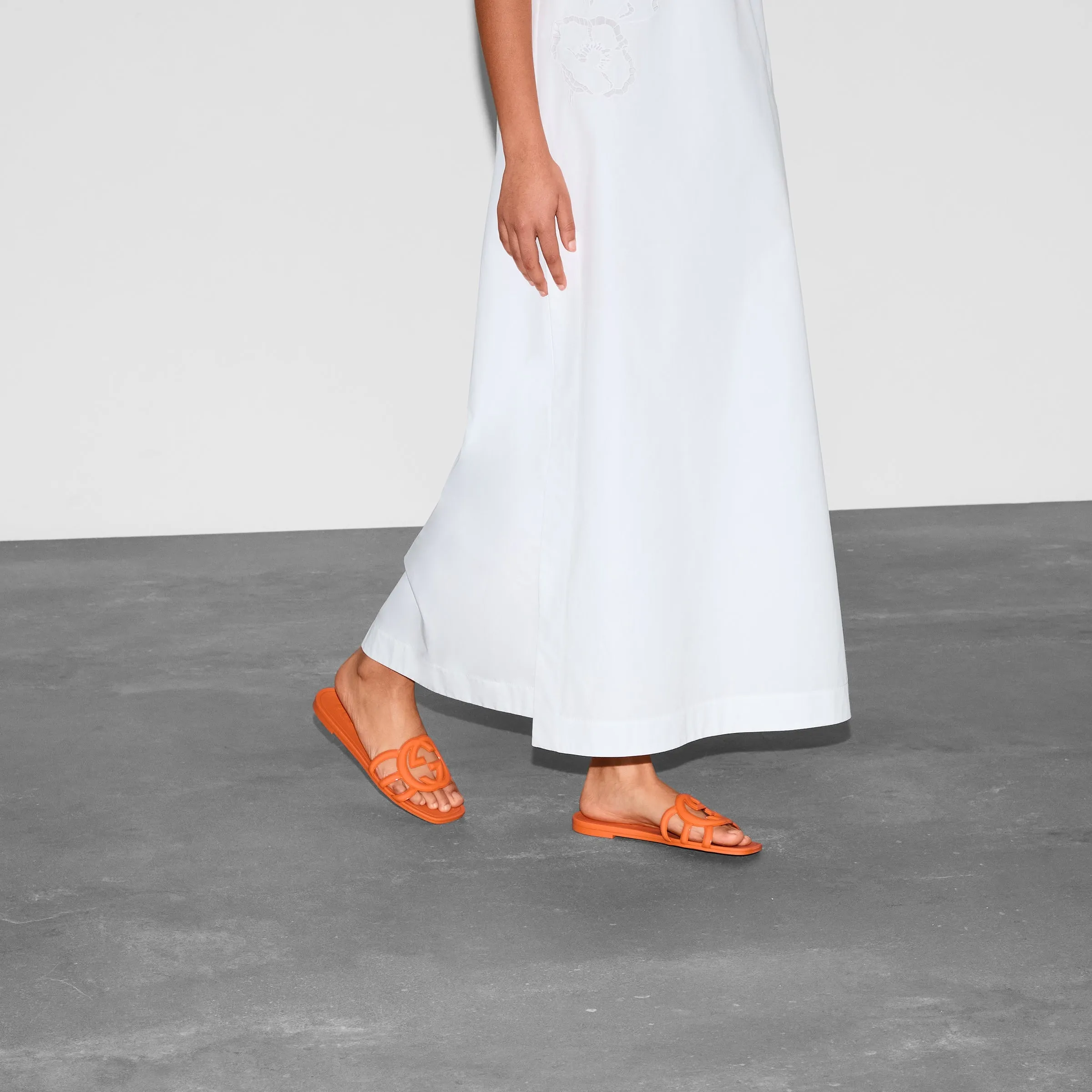 Women's Interlocking G Slide Sandal