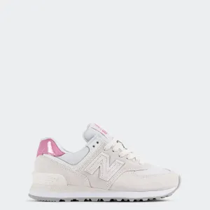 Women's New Balance 574 Shoes Sea Salt/ Real Pink
