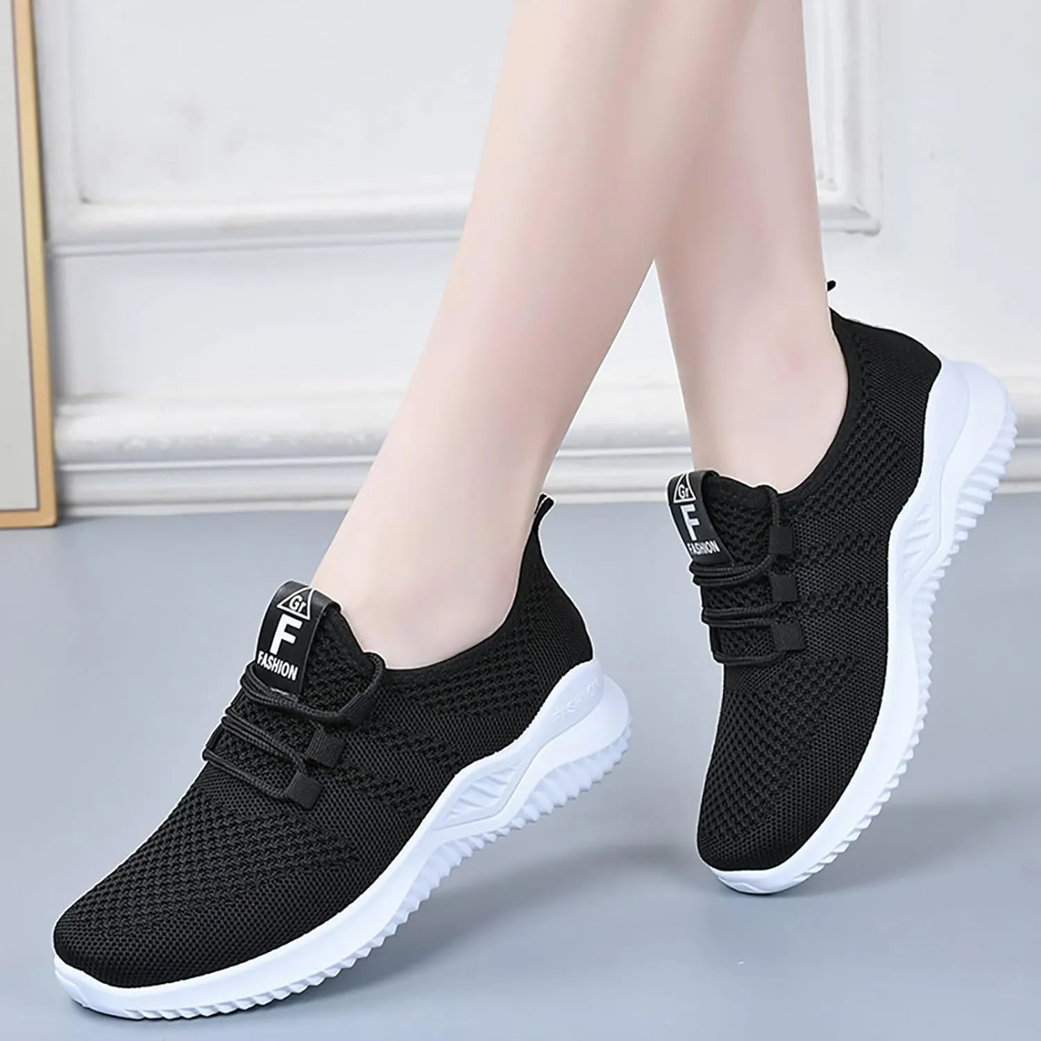 Womens Walking Shoes Athletic Tennis Running Shoes Non Slip Lightweight Gym Casual Sneakers Fashion Orthopedic Shoes
