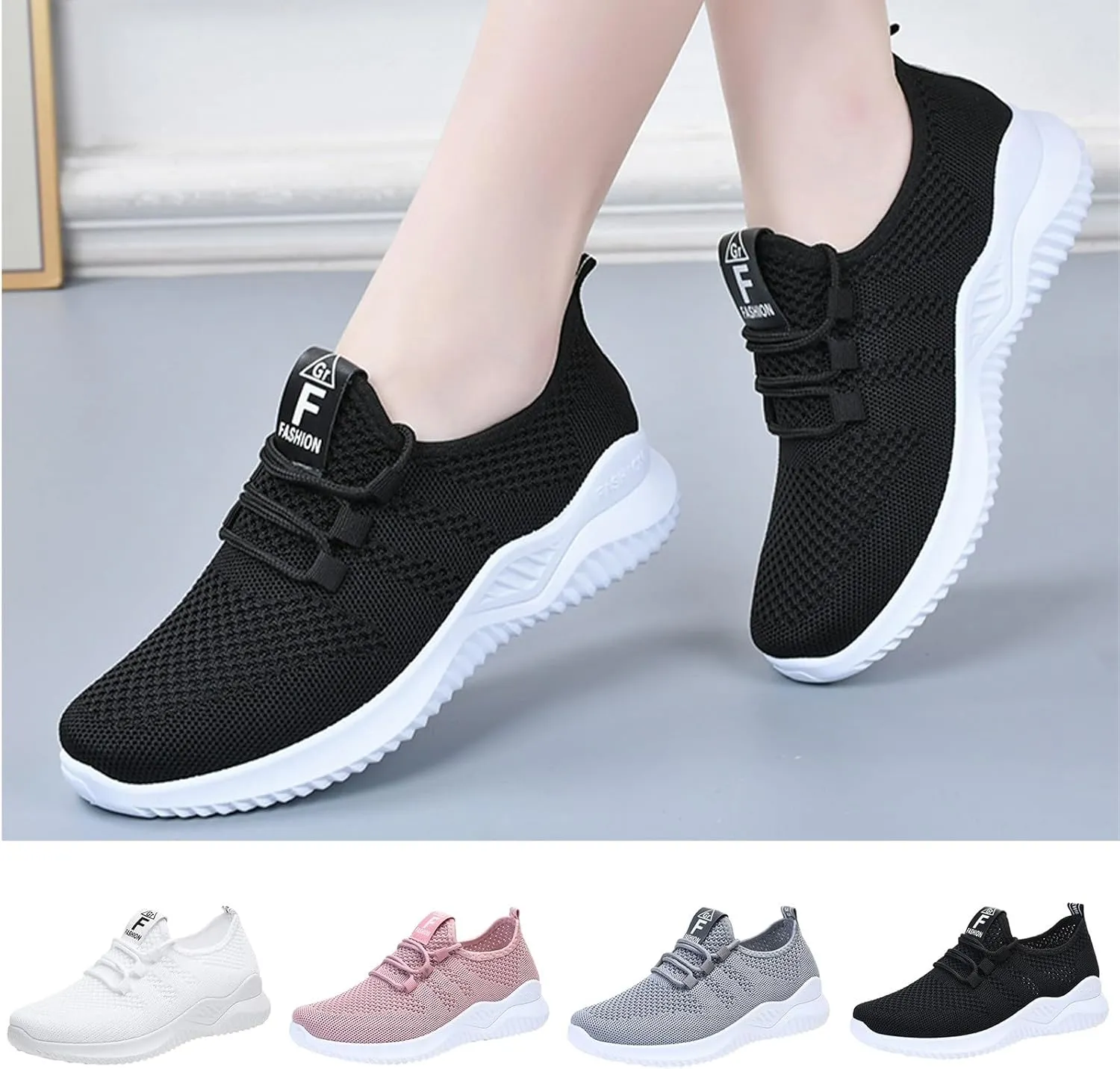 Womens Walking Shoes Athletic Tennis Running Shoes Non Slip Lightweight Gym Casual Sneakers Fashion Orthopedic Shoes