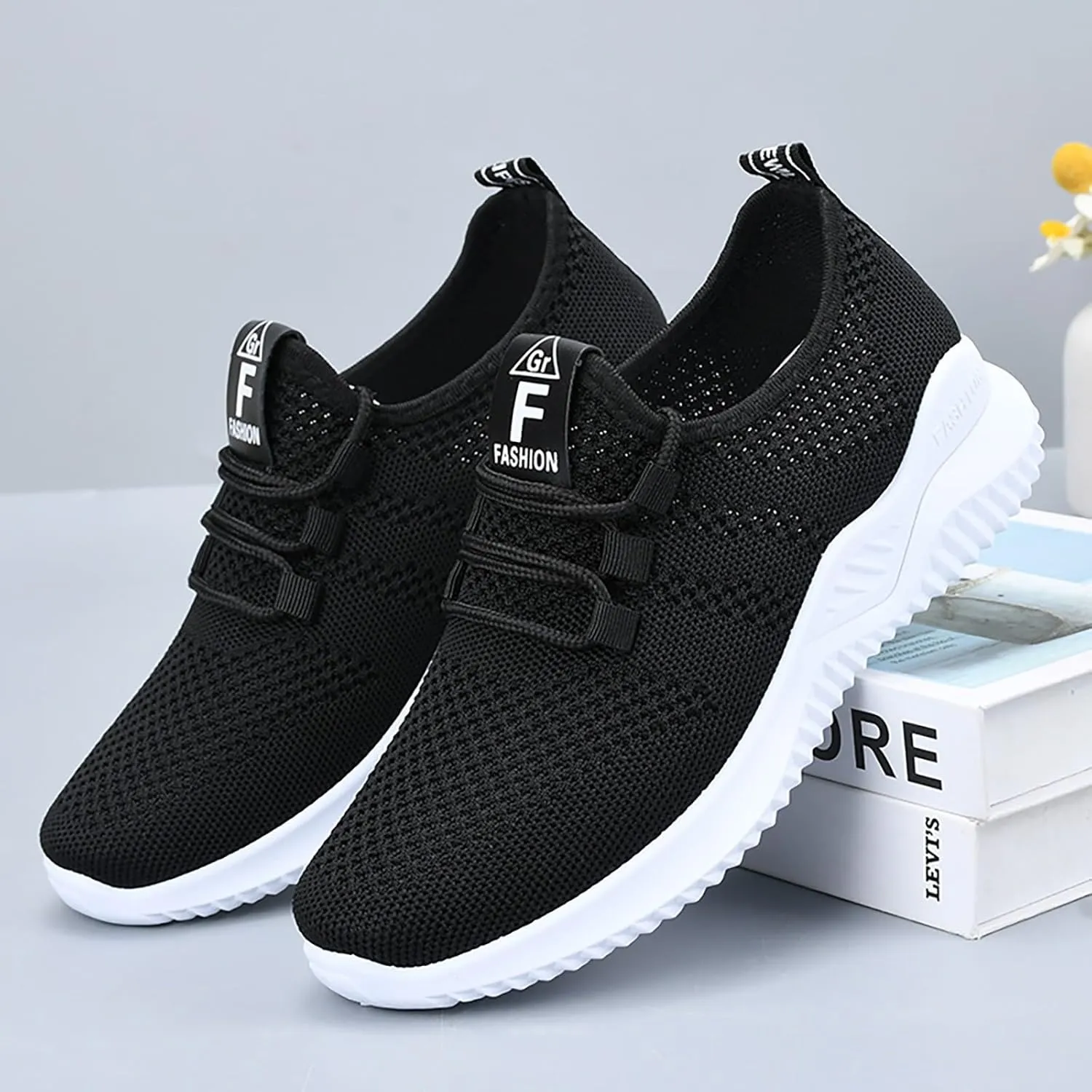 Womens Walking Shoes Athletic Tennis Running Shoes Non Slip Lightweight Gym Casual Sneakers Fashion Orthopedic Shoes