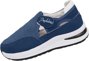 Womens Walking Shoes Breathable Slip On Sneakers Non Slip Athletic Tennis Running Shoes Casual Shoes Arch Support
