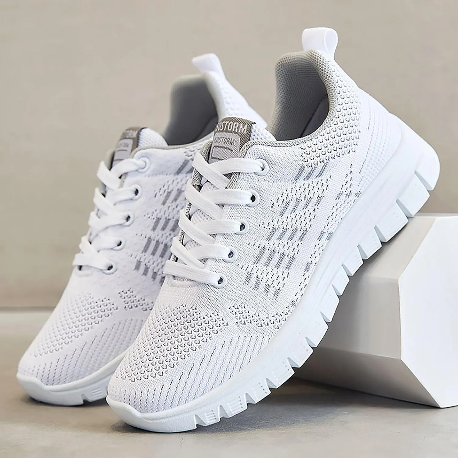Womens Walking Shoes Comfortable Slip On Sneakers Non Slip Athletic Tennis Running Shoes Casual Shoes Arch Support