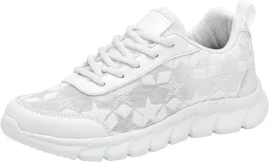 Womens Walking Shoes Comfortable Slip On Sneakers Non Slip Athletic Tennis Running Shoes Mesh Casual Sports Shoes