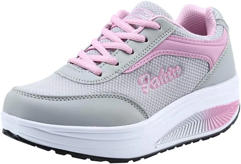 Womens Walking Sneakers Size 10 Wide Zapatillas Ortop??Dicas para Caminar De Mujer para Salir White Tennis Shoes Women Platform Silver Platform Wedge Sneakers for Women Trail Running Shoes Women On