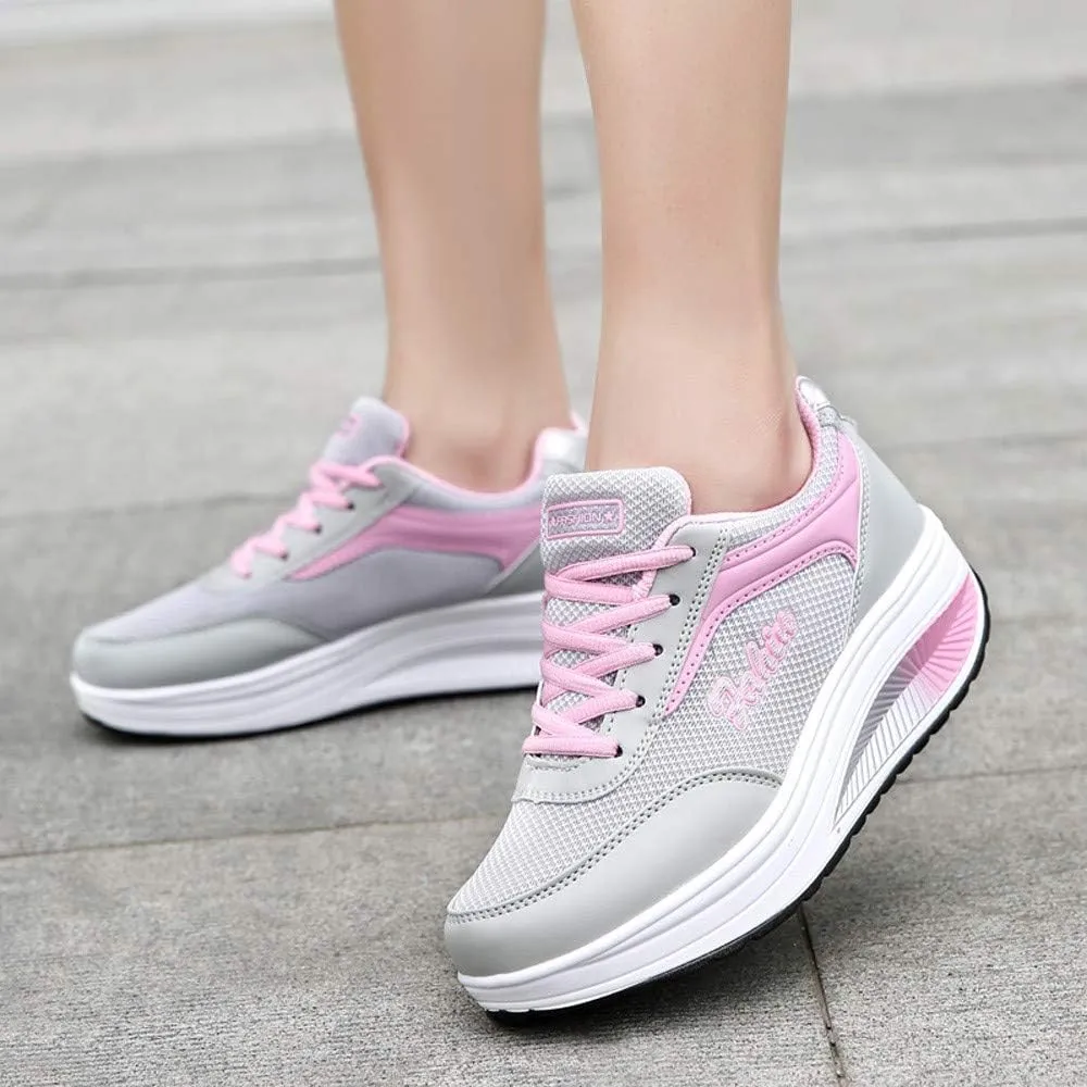 Womens Walking Sneakers Size 10 Wide Zapatillas Ortop??Dicas para Caminar De Mujer para Salir White Tennis Shoes Women Platform Silver Platform Wedge Sneakers for Women Trail Running Shoes Women On