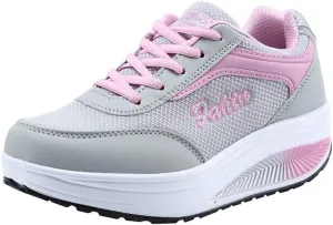 Womens Walking Sneakers Size 10 Wide Zapatillas Ortop??Dicas para Caminar De Mujer para Salir White Tennis Shoes Women Platform Silver Platform Wedge Sneakers for Women Trail Running Shoes Women On