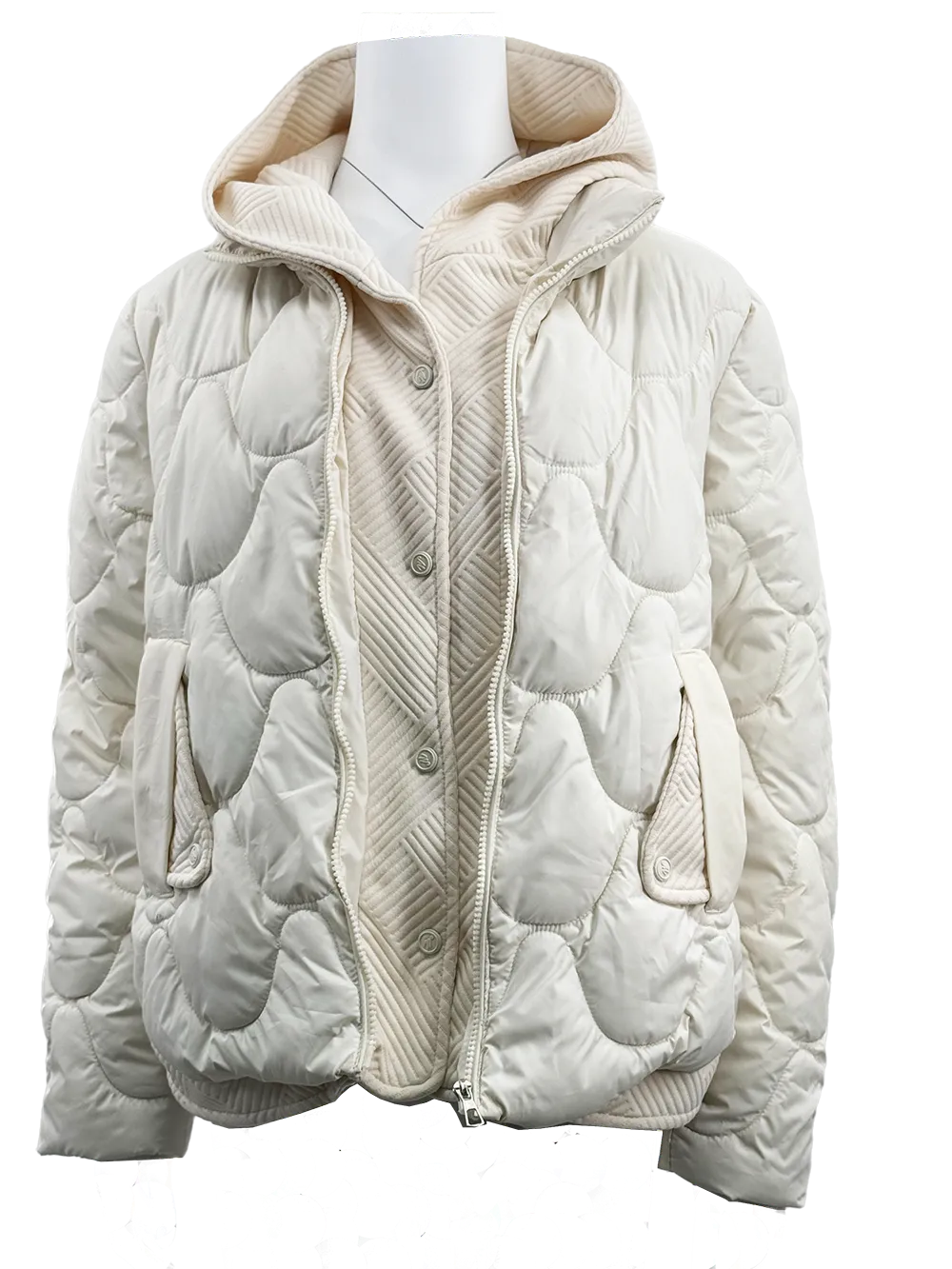 WPJ25001 100% Nylon Body Trimmed with Polyester Hood Women's Quilted Warm Jacket