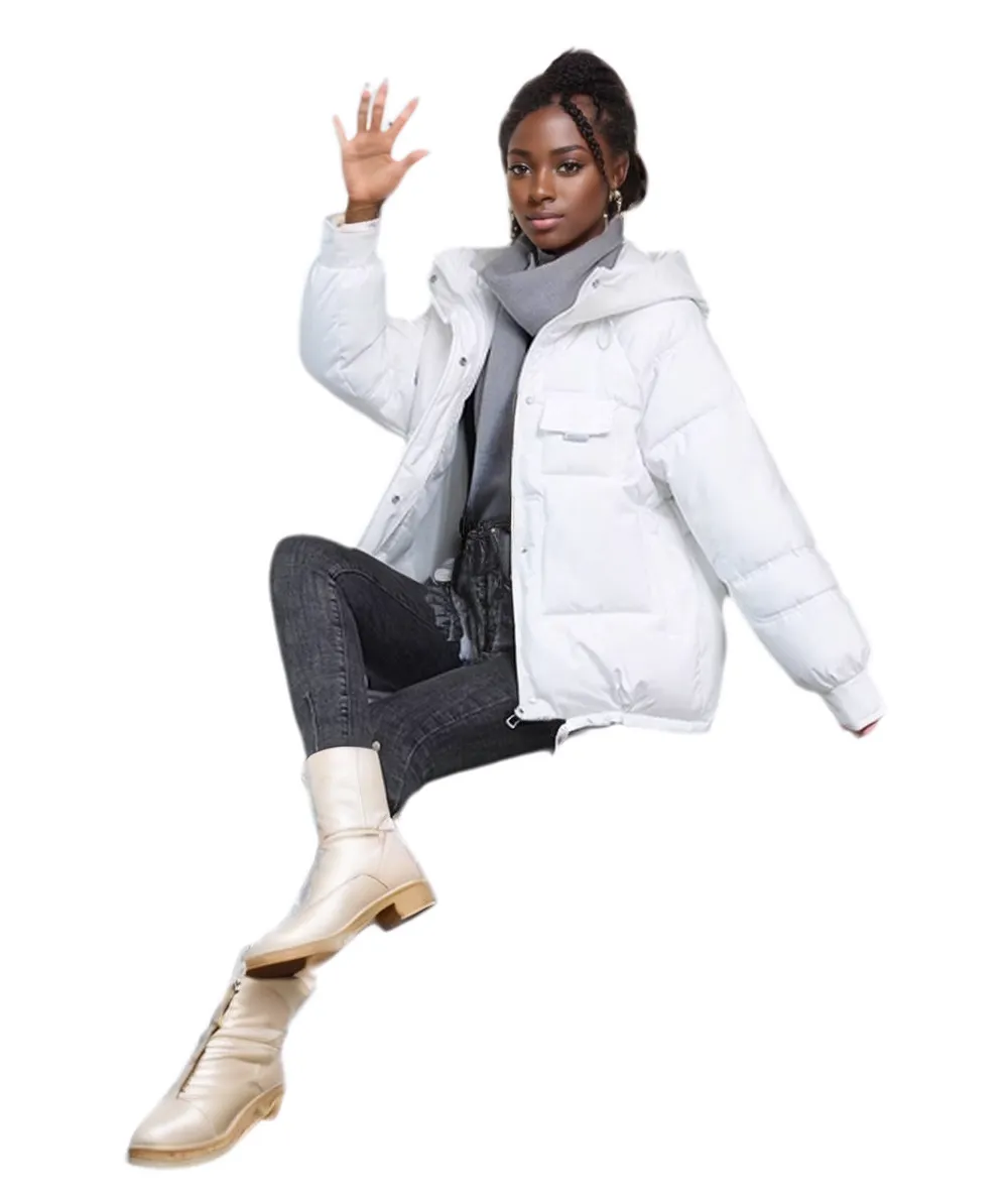 WPJ25003 100% Polyester Women's Multi Asymetrical Pockets Padded Jacket